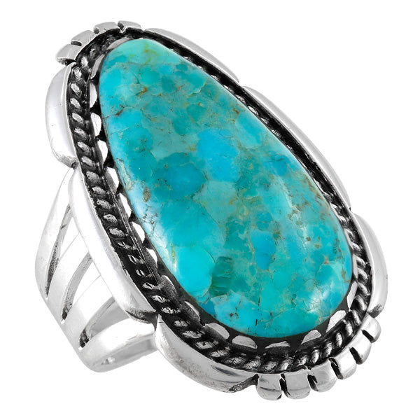 Turquoise Ring Sterling Silver R2551-C75