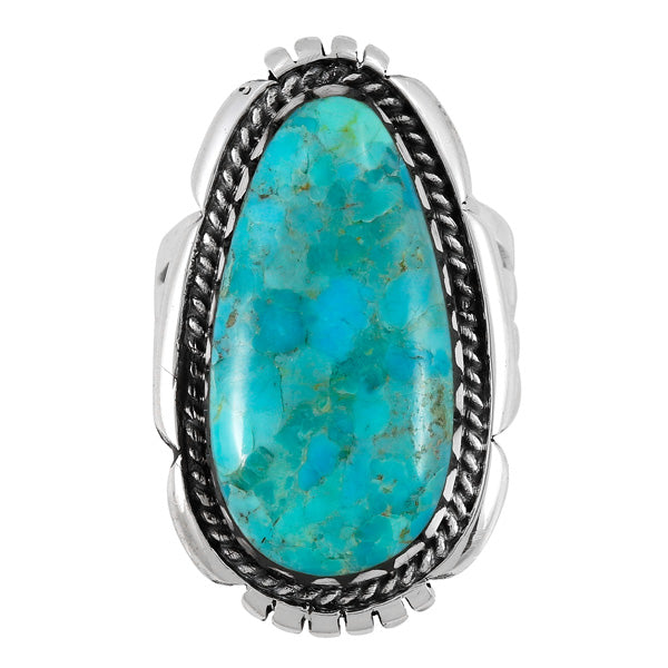 Turquoise Ring Sterling Silver R2551-C75