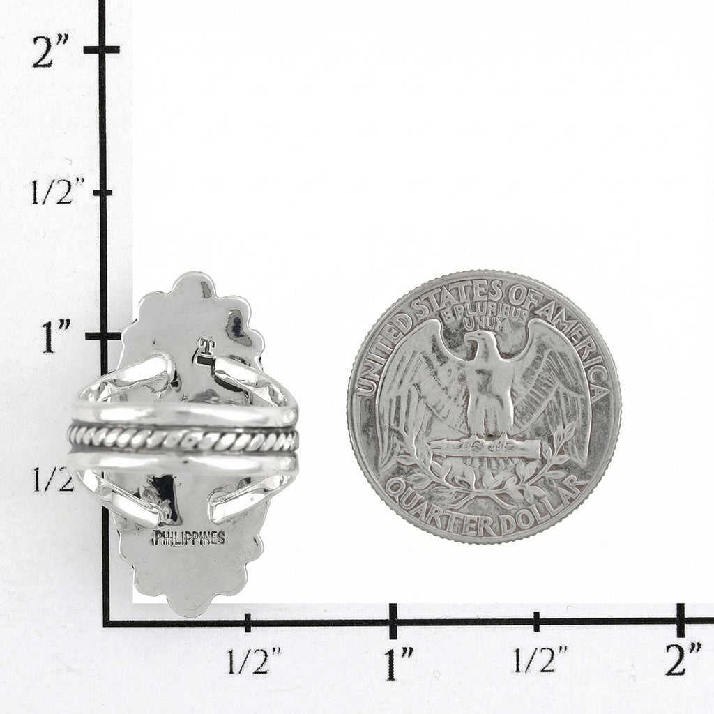 Turquoise Ring SilveryCopper™ R2552-SB-C75