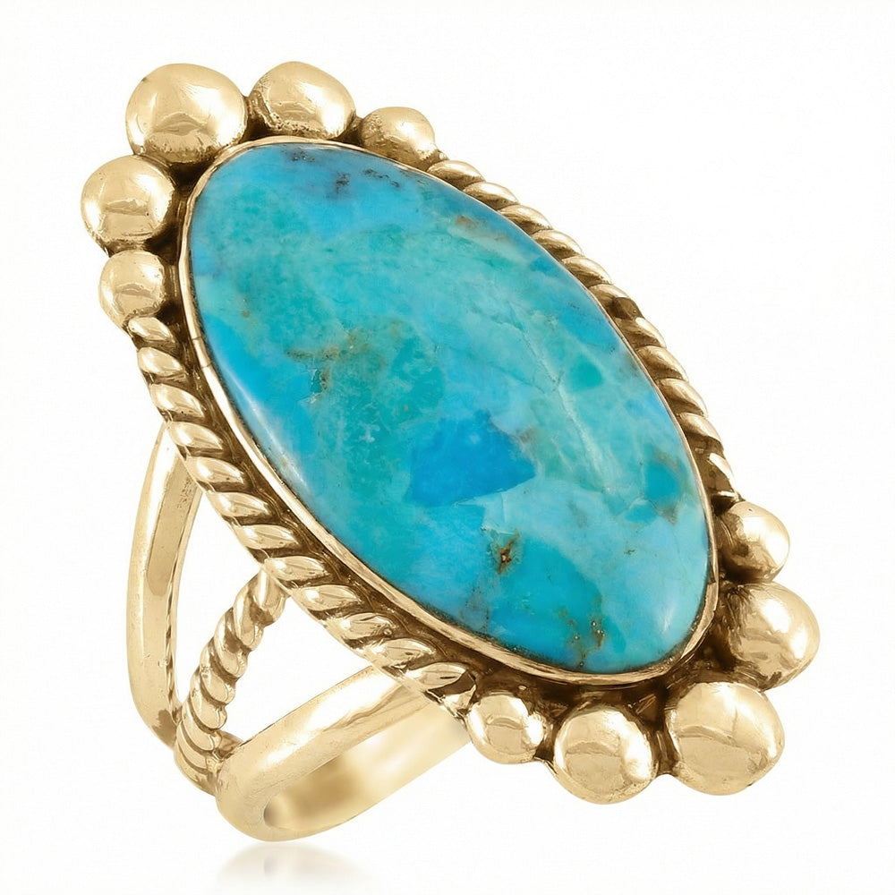 Turquoise Ring GoldCopper™ R2552-GB-C75