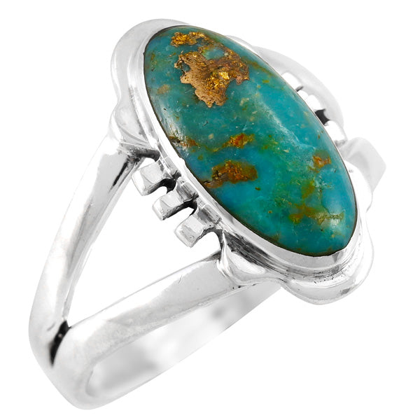 Matrix Turquoise Ring Sterling Silver R2553-C84