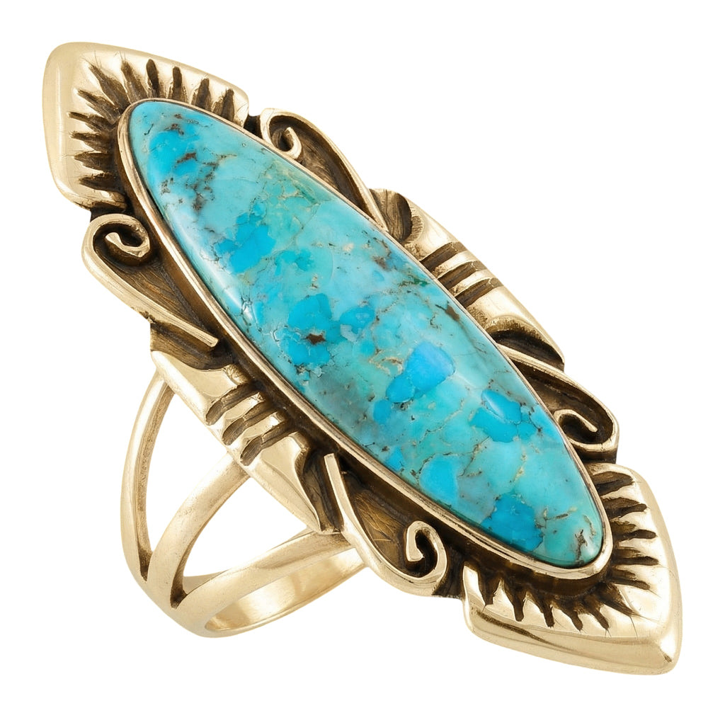 Turquoise Ring GoldCopper™ R2555-GB-C75