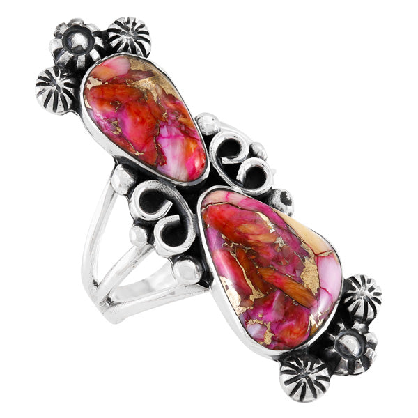 Plum Spiny Ring Sterling Silver R2556-SM-C92