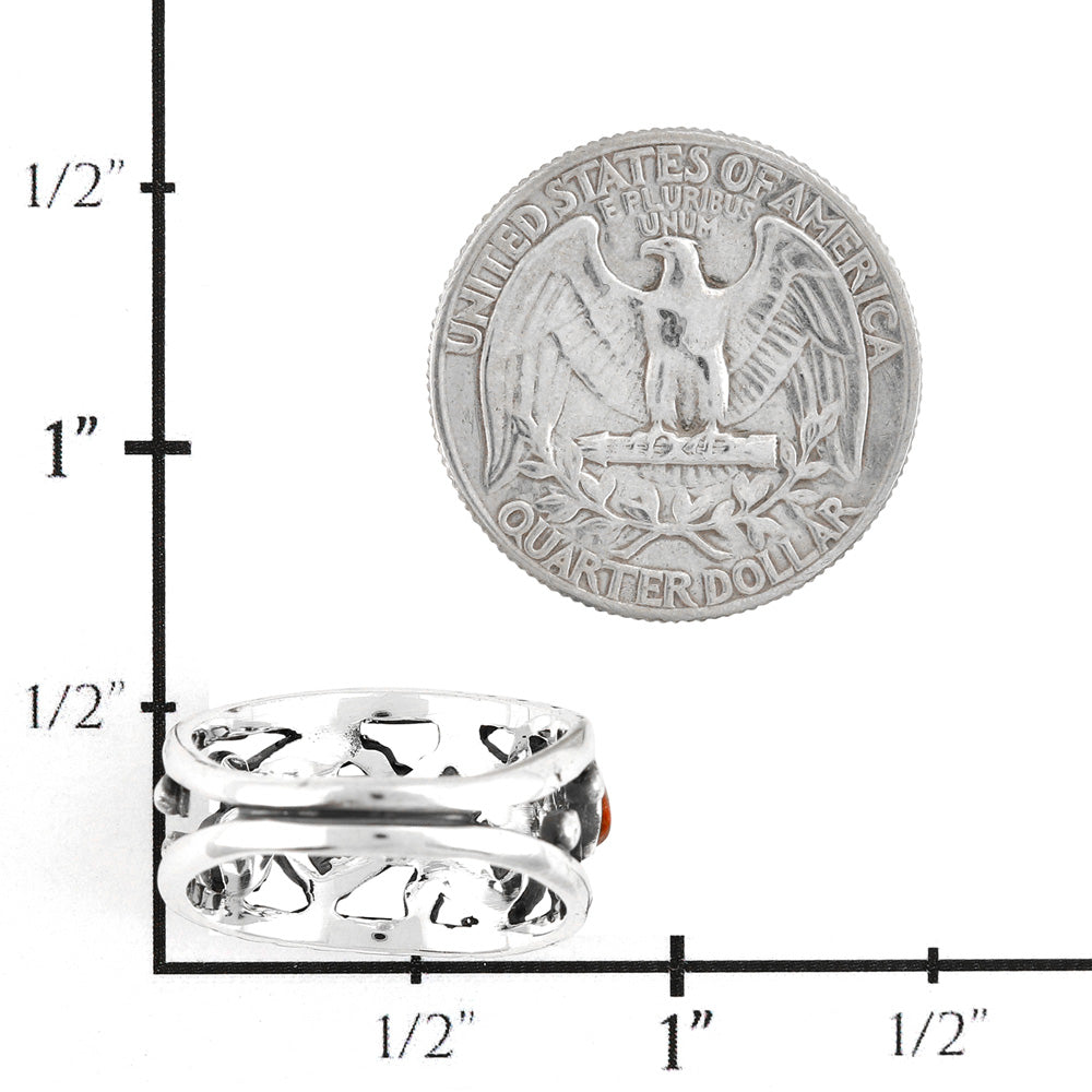 Multi Gemstone Ring SilverBronzé R2559-SB-C71