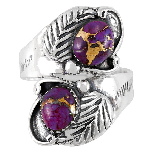 Purple Turquoise Ring Sterling Silver R2560-C77