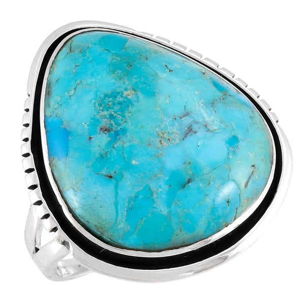 Turquoise Ring Sterling Silver R2564-C75