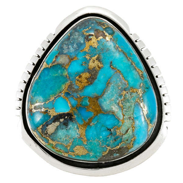 Matrix Turquoise Ring Sterling Silver R2564-C84