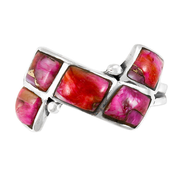 Plum Spiny Ring Sterling Silver R2567-C92