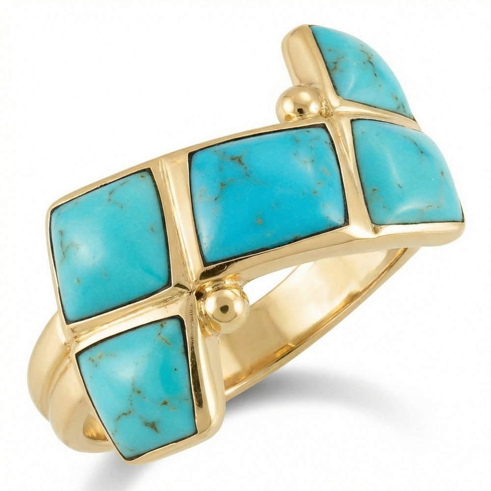 Turquoise Ring GoldCopper™ R2567-GB-C75