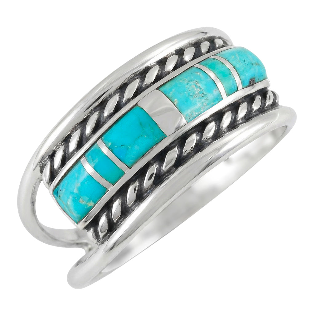 Turquoise Ring Sterling Silver R2568-C05