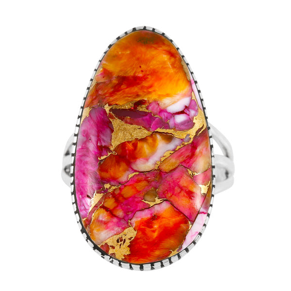 Plum Spiny Ring Sterling Silver R2571-SM-C92