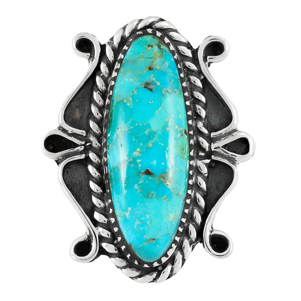 Turquoise Ring Sterling Silver R2576-C75