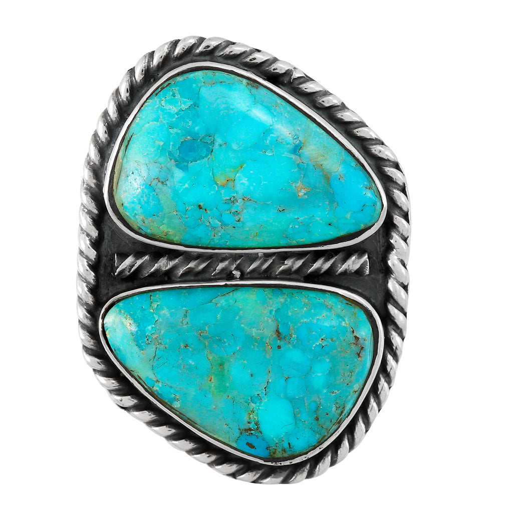 Turquoise Ring Sterling Silver R2581-C75