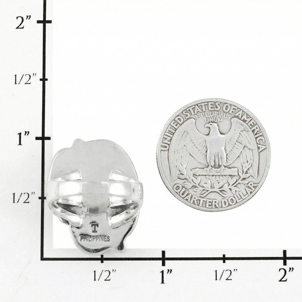 Turquoise Ring SilverBronzé R2582-LG-SB-C75