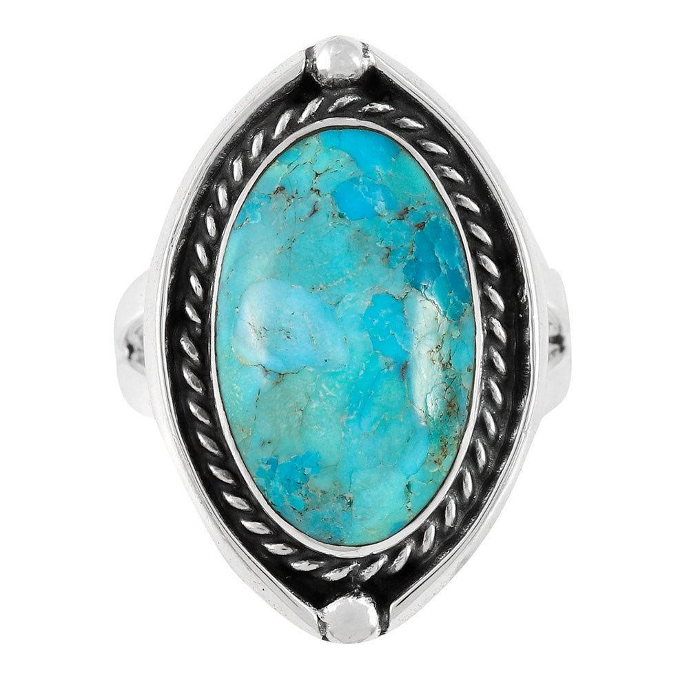 Turquoise Ring SilverBronzé R2584-SB-C75