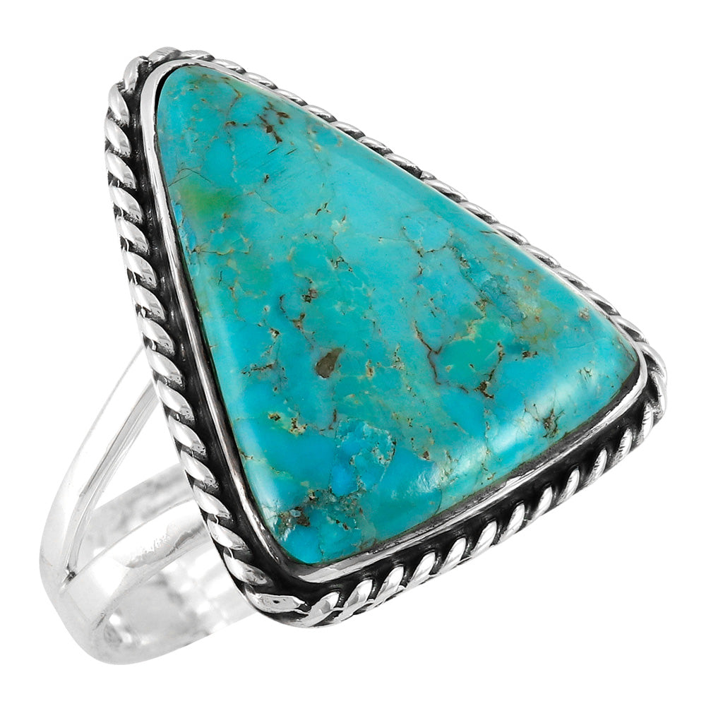 Turquoise Ring Sterling Silver R2586-C75