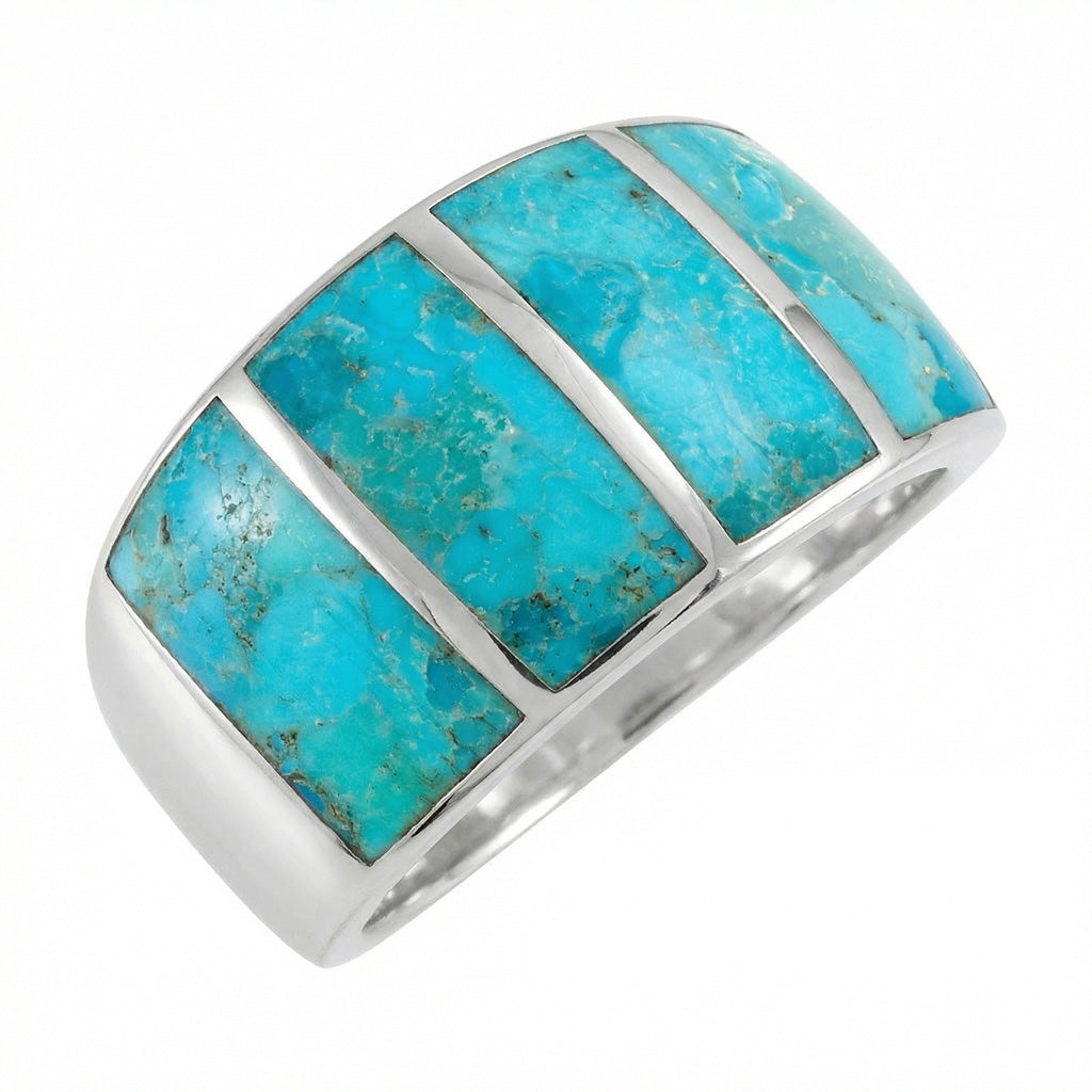 Turquoise Ring Sterling Silver R2587-C05