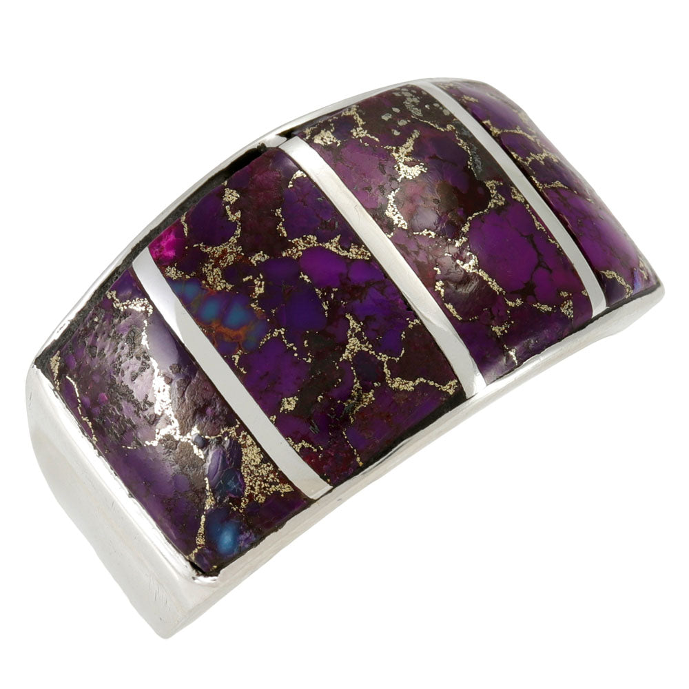 Purple Turquoise Ring Sterling Silver R2587-C07