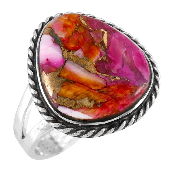 Plum Spiny Ring Sterling Silver R2588-C92