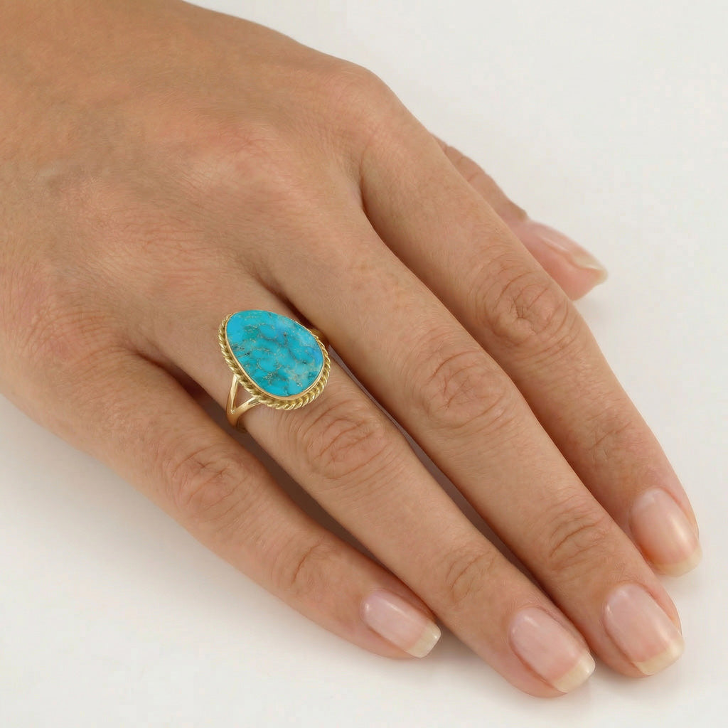 Turquoise Ring GoldCopper™ R2588-GB-C75