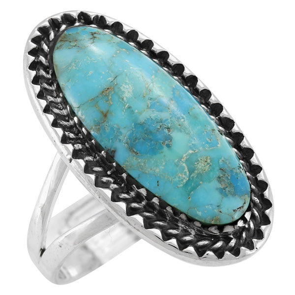 Turquoise Ring Sterling Silver R2592-C75