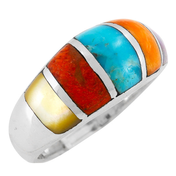 Multicolor Ring Sterling Silver R2600-C01