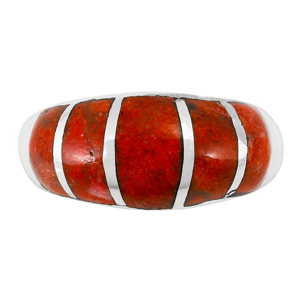 Coral Ring Sterling Silver R2600-C74