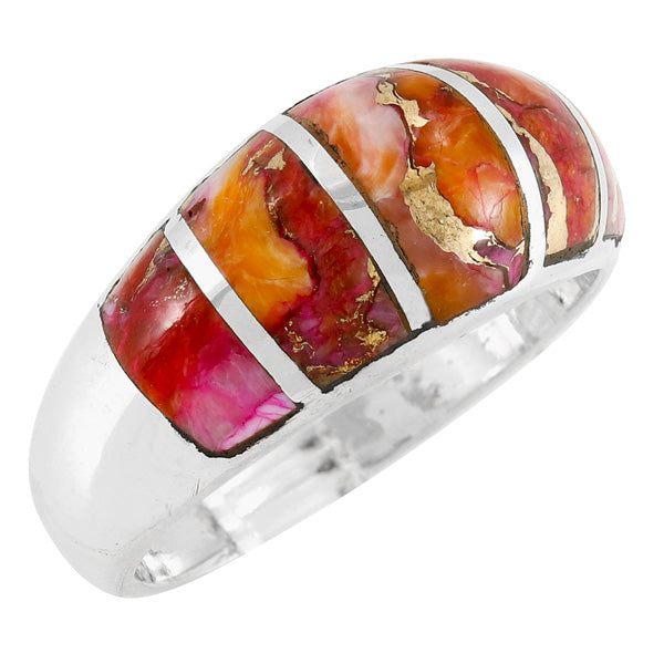 Plum Spiny Ring Sterling Silver R2600-C92