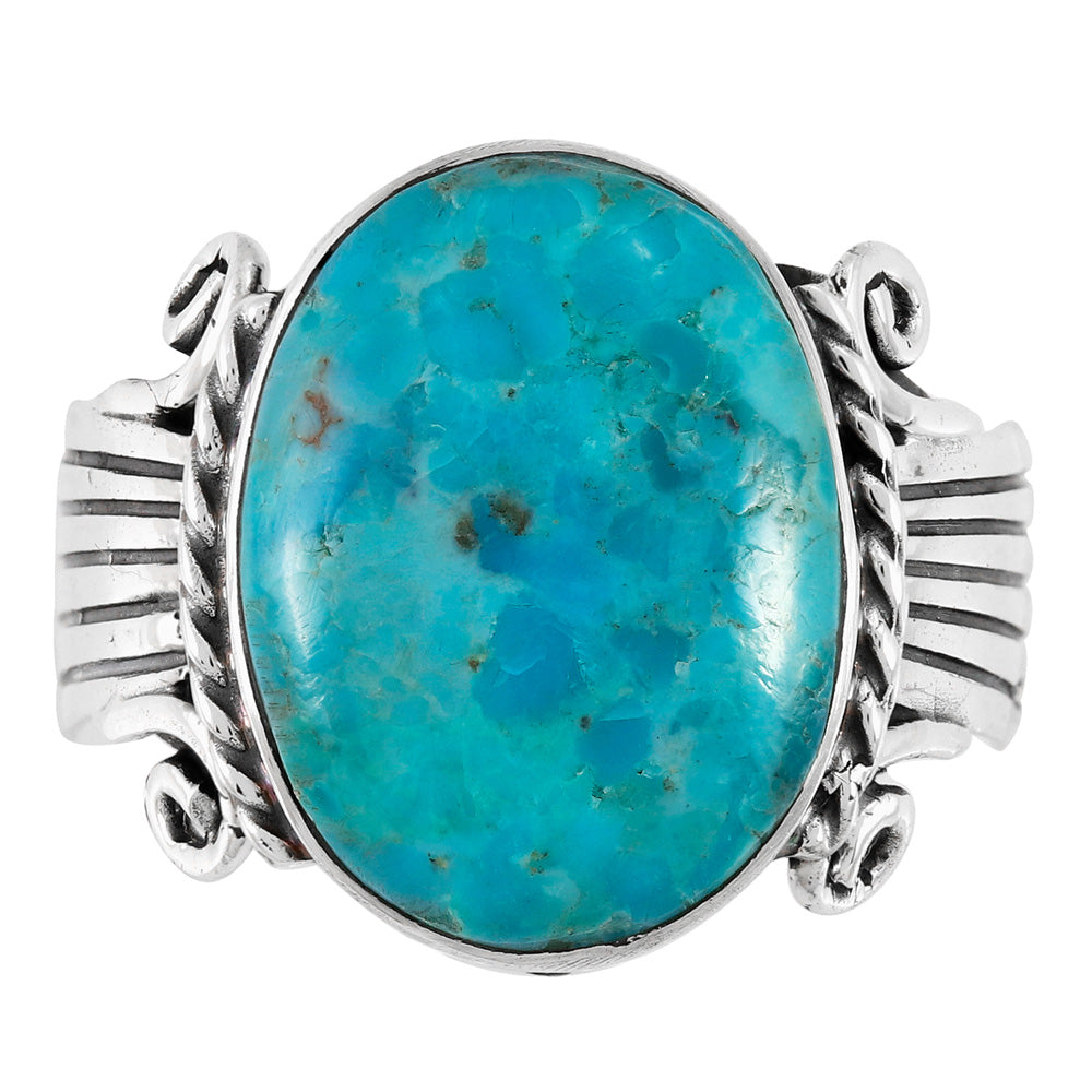 Turquoise Ring Sterling Silver R2604-C75