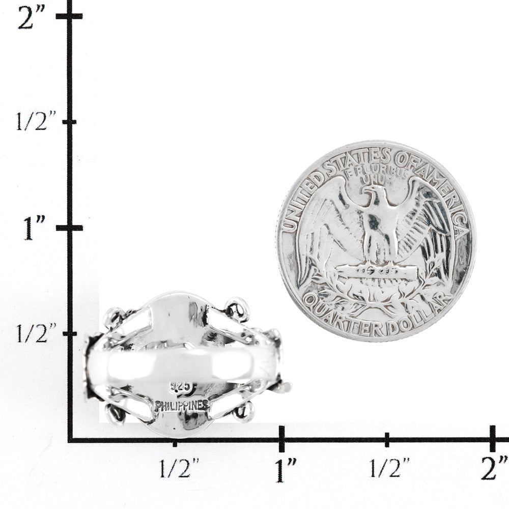 Turquoise Ring Sterling Silver R2604-C75