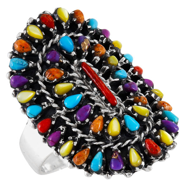 Multicolor Ring Sterling Silver R2606-C71