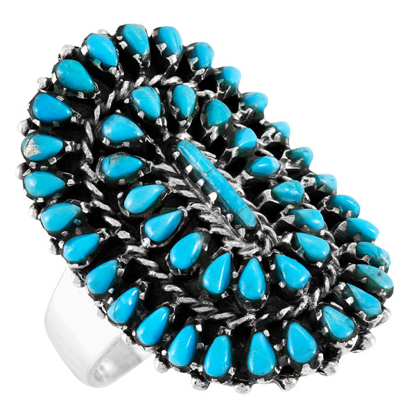Turquoise Ring Sterling Silver R2606-C75