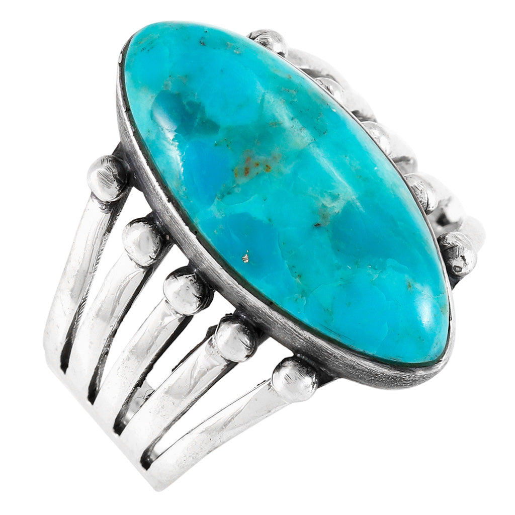 Turquoise Ring Sterling Silver R2609-C75