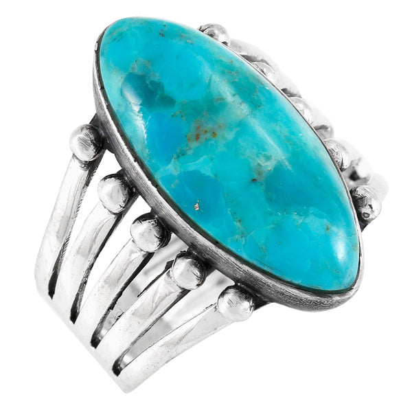Turquoise Ring Sterling Silver R2609-C75