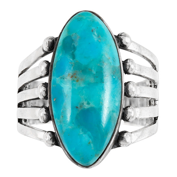 Turquoise Ring Sterling Silver R2609-C75