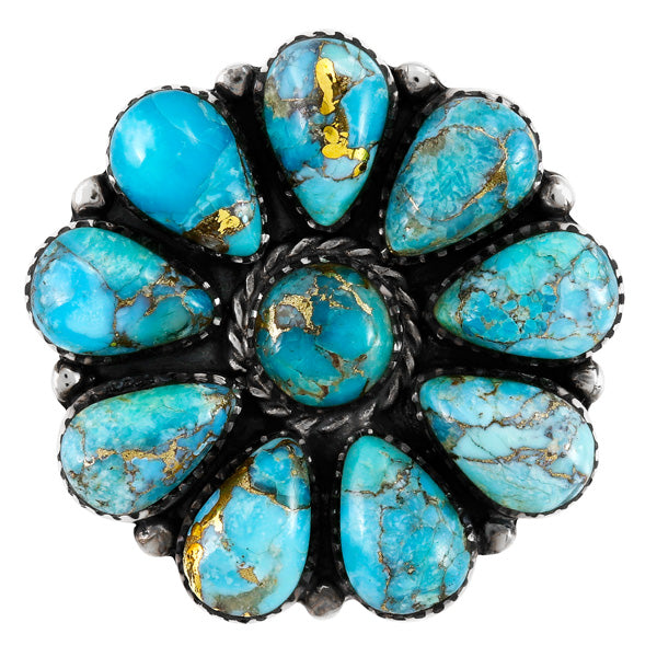 Matrix Turquoise Ring Sterling Silver R2612-C84