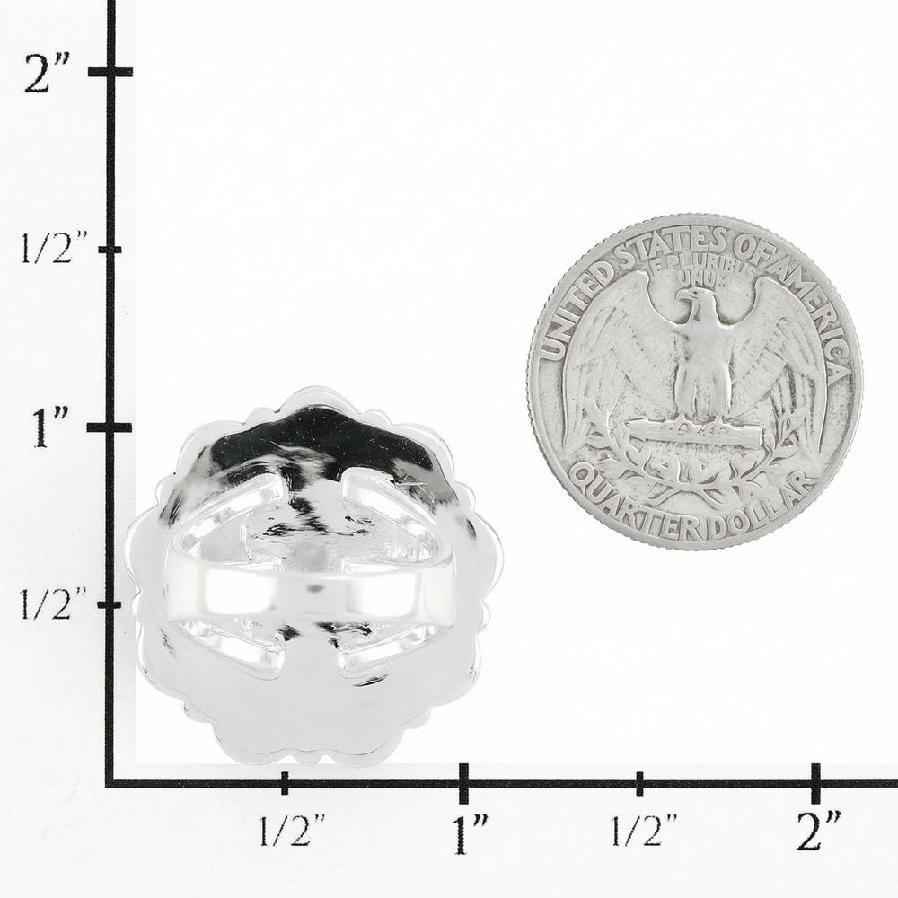 Turquoise Ring SilverBronzé R2612-SB-C75