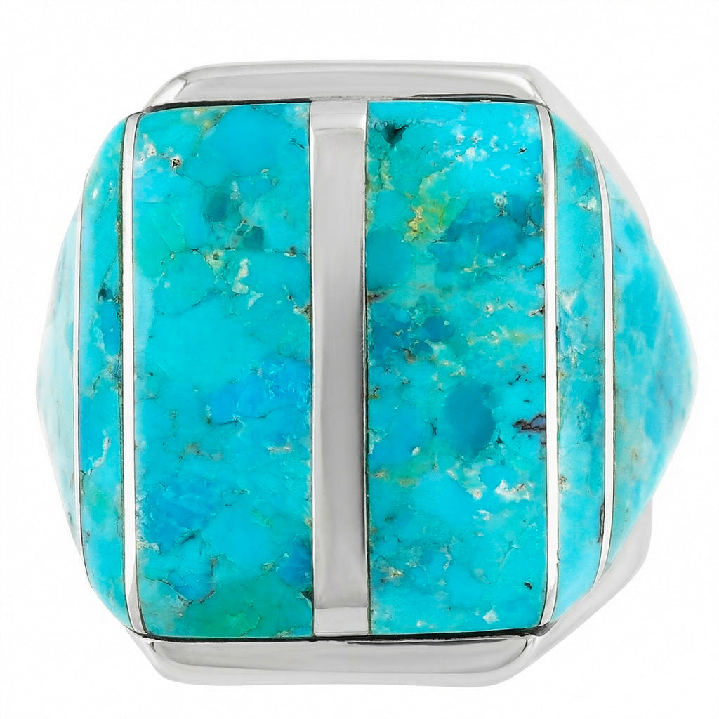Turquoise Ring Sterling Silver R2613-C05