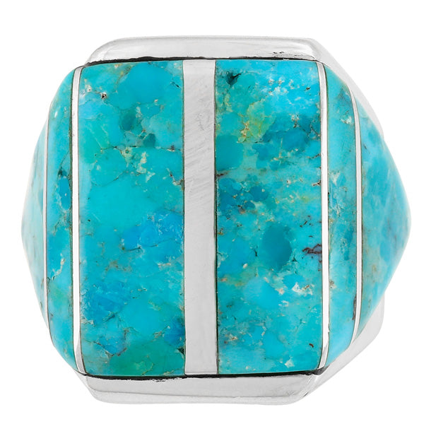 Turquoise Ring Sterling Silver R2613-C05