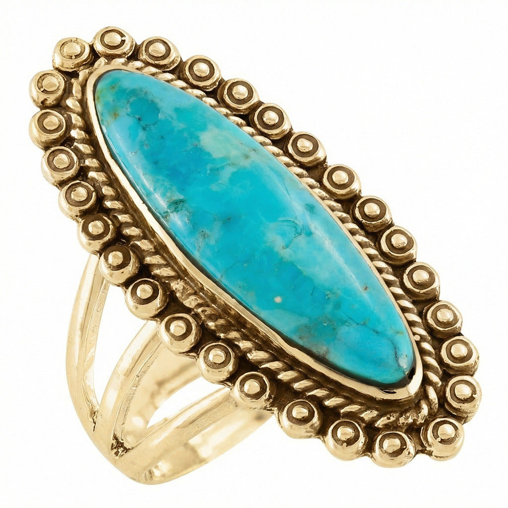 Turquoise Ring GoldCopper™ R2614-GB-C75
