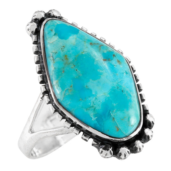 Turquoise Ring Sterling Silver R2615-C75