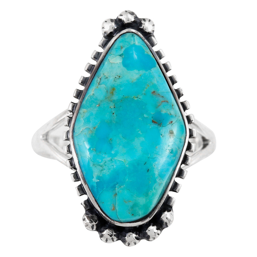 FINAL CLEARANCE - Turquoise Ring SilveryCopper™ R2615-SB-C75