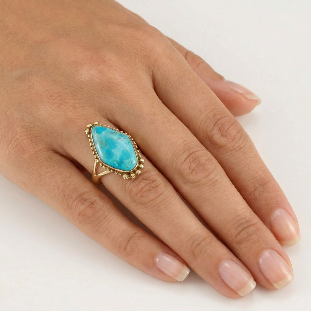 Turquoise Ring GoldCopper™ R2615-GB-C75