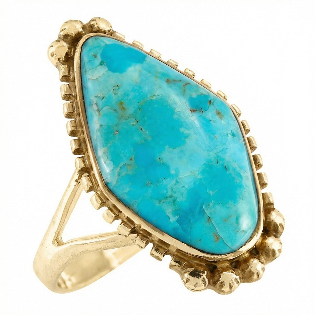 Turquoise Ring GoldCopper™ R2615-GB-C75