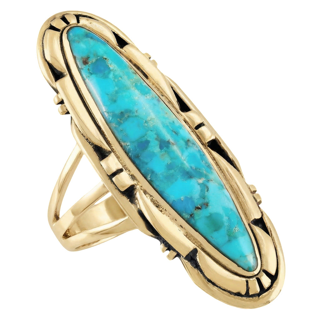 Turquoise Ring GoldCopper™ R2619-GB-C75