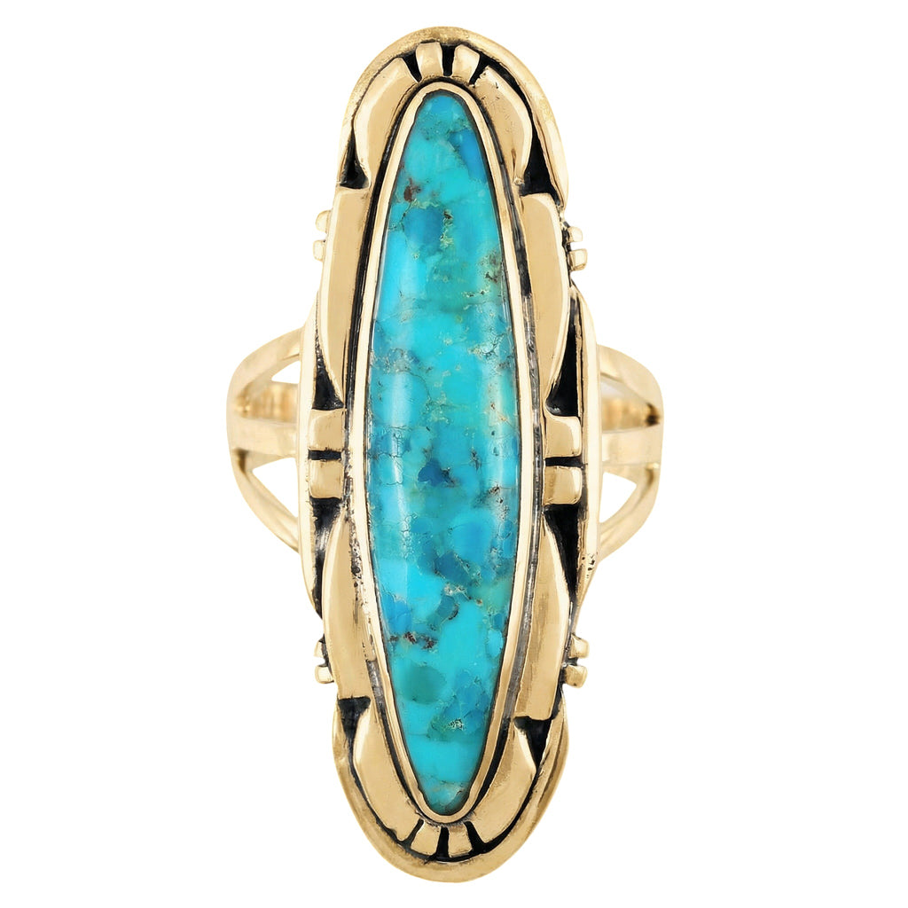 Turquoise Ring GoldCopper™ R2619-GB-C75
