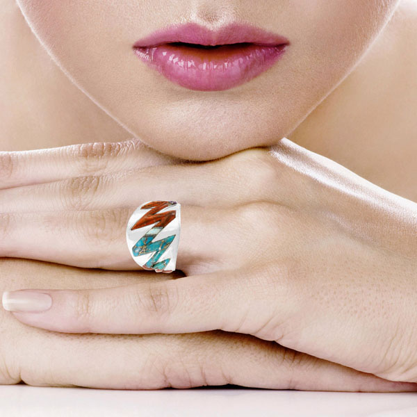 Multicolor Ring Sterling Silver R2620-C00