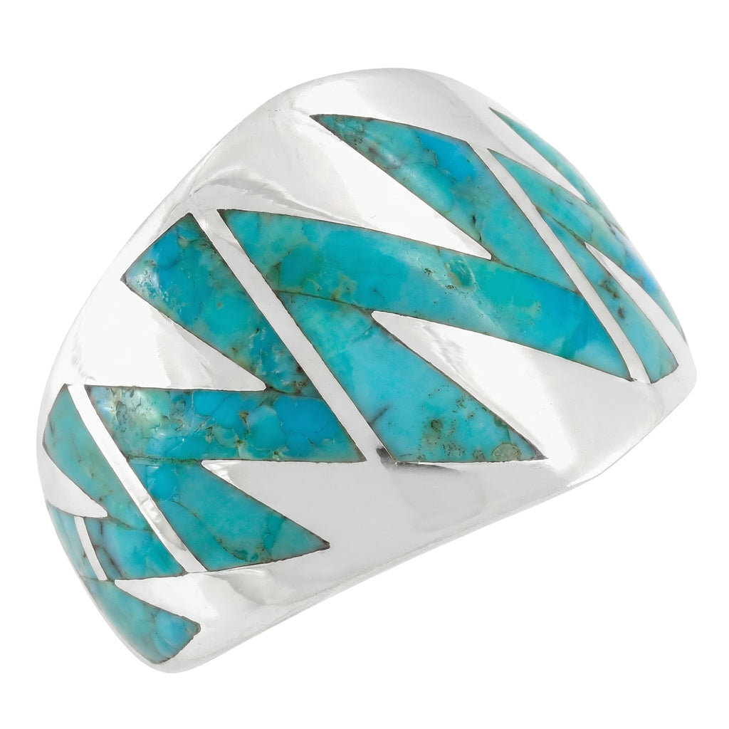 Turquoise Ring SilveryCopper R2620-SB-C05
