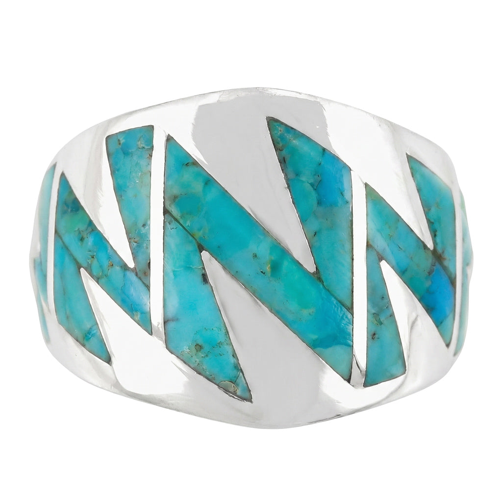 Turquoise Ring SilveryCopper R2620-SB-C05