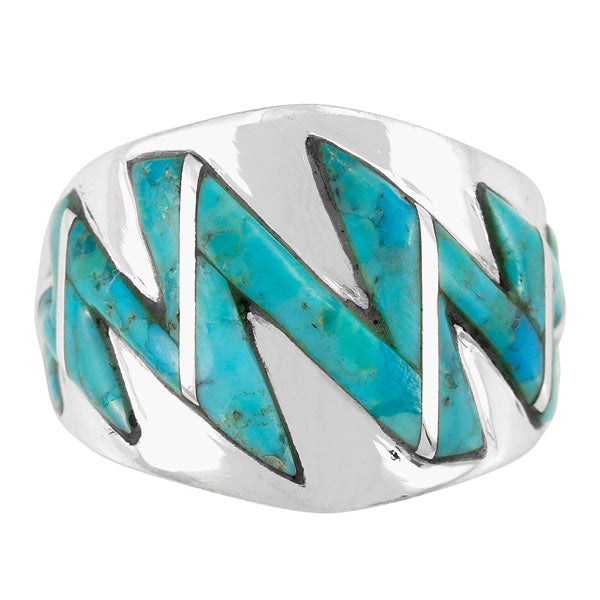 Turquoise Ring Sterling Silver R2620-C05